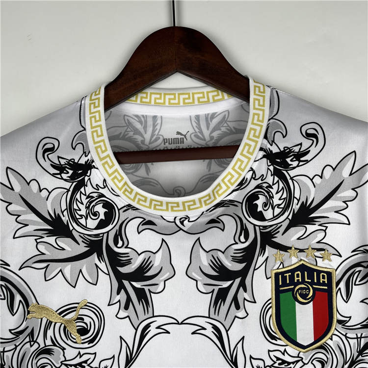2023 Italy Football Shirt Special Version White Soccer Jersey - Click Image to Close