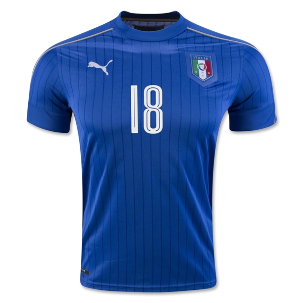 Italy Home 2016 MONTOLIVO #18 Soccer Jersey - Click Image to Close
