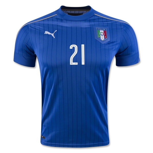 Italy Home 2016 PIRLO #21 Soccer Jersey - Click Image to Close