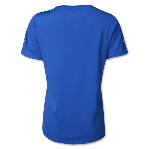 Italy Women's 2014 Home Soccer Jersey - Click Image to Close
