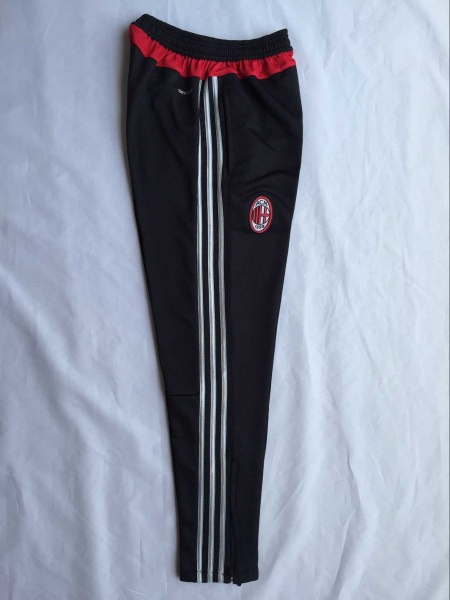 AC Milan 2015-16 Black Training Suit With Pants - Click Image to Close