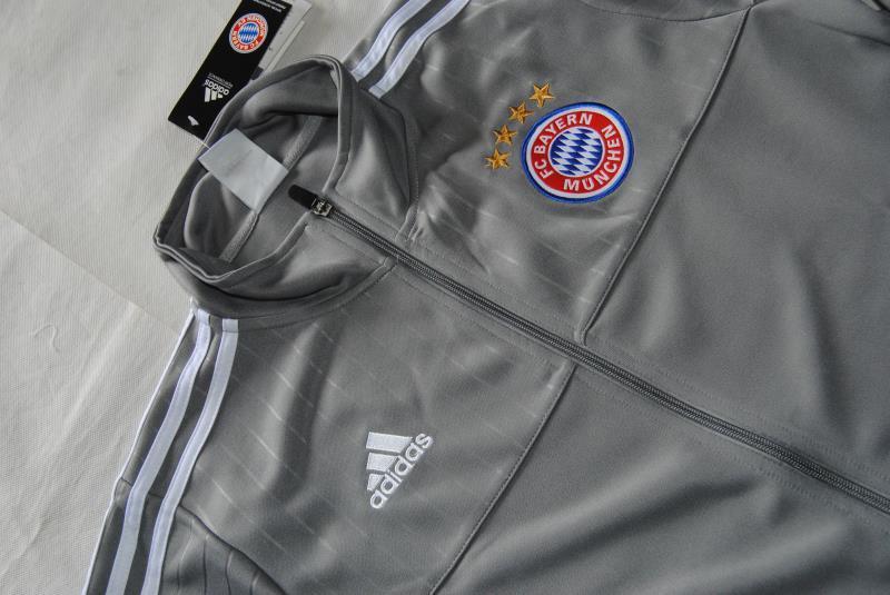 Bayern Munich 2015-16 Grey Soccer Jacket - Click Image to Close