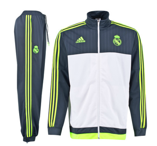 Real Madrid 2015-16 White Training Jacket With Pants