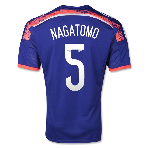 2014 Japan #5 NAGATOMO Home Blue Jersey Shirt - Click Image to Close