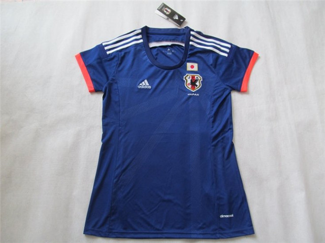 2014 Japan Home Women‘s Blue Jersey Shirt - Click Image to Close