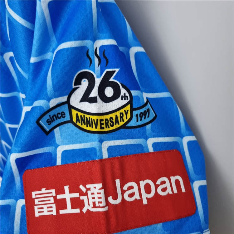 Kawasaki Frontale 22/23 Home Blue Soccer Jersey Football Shirt - Click Image to Close