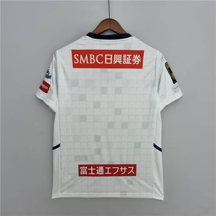 Kawasaki Frontale 22/23 Away White Soccer Jersey Football Shirt - Click Image to Close