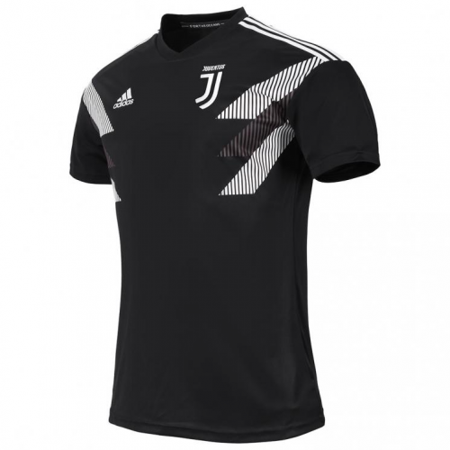 18-19 Juventus Black Training Jersey Shirt - Click Image to Close