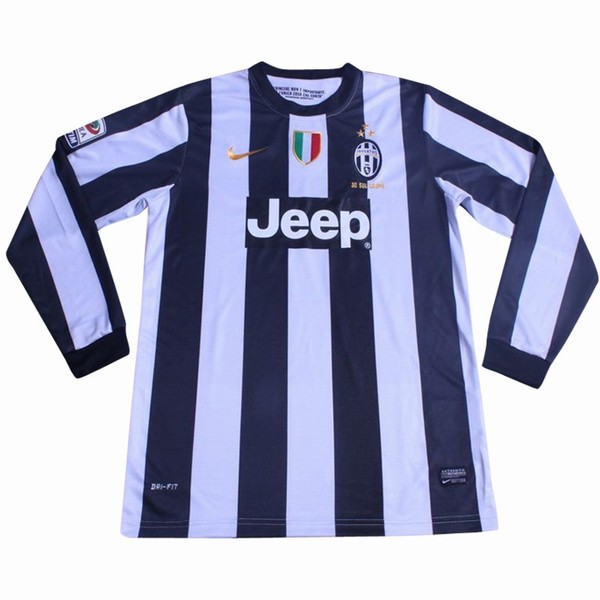 12-13 Juventus Home Long Sleeve Jersey Shirt - Click Image to Close