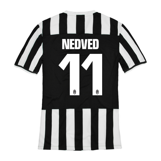 13-14 Juventus #11 Nedved Home Jersey Shirt - Click Image to Close