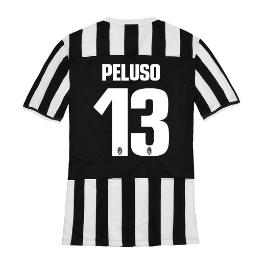 13-14 Juventus #13 Peluso Home Jersey Shirt - Click Image to Close