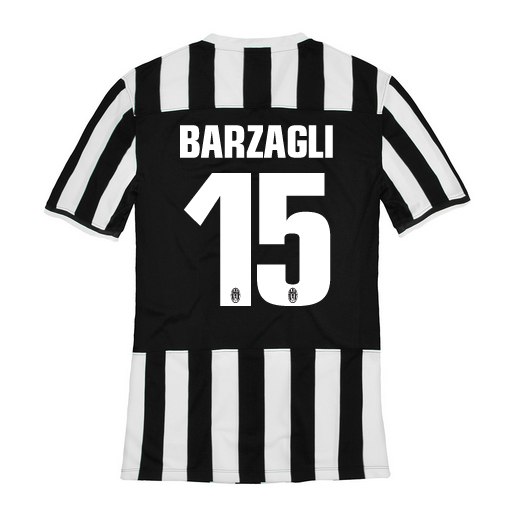 13-14 Juventus #15 Barzagli Home Jersey Shirt - Click Image to Close