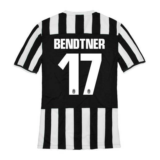13-14 Juventus #17 Bendtner Home Jersey Shirt - Click Image to Close