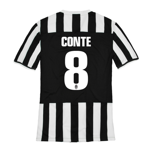 13-14 Juventus #8 Conte Home Jersey Shirt - Click Image to Close
