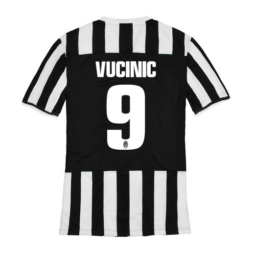 13-14 Juventus #9 Vucinic Home Jersey Shirt - Click Image to Close