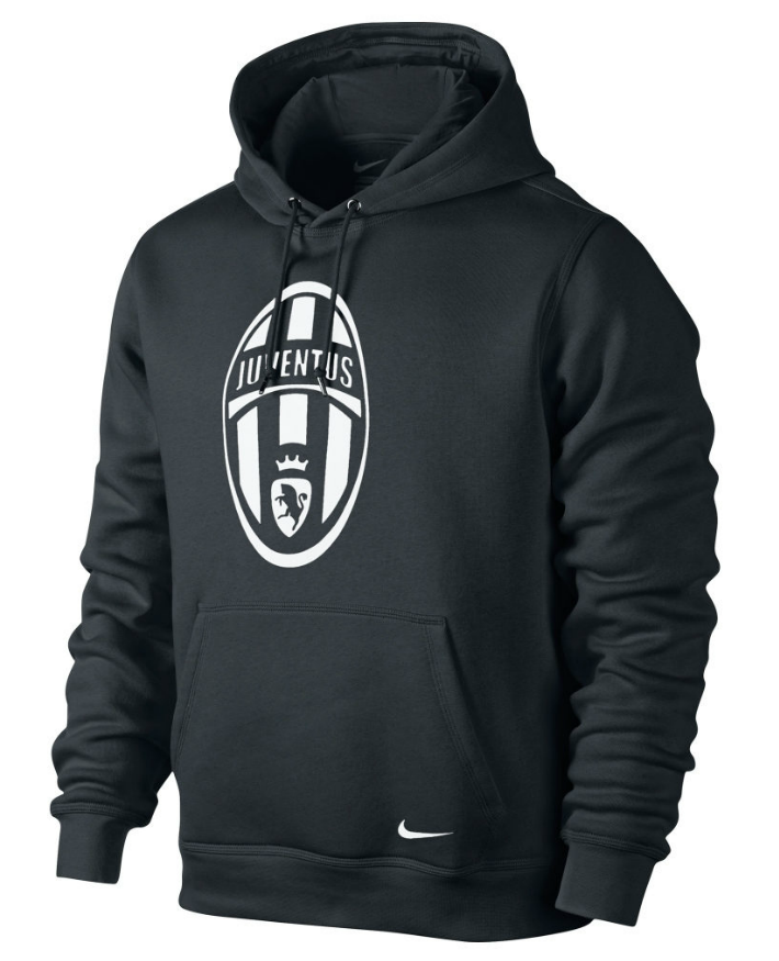 13-14 Juventus Black Hoody Sweater - Click Image to Close