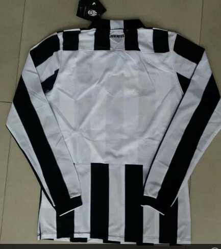Juventus 14/15 Long Sleeve Home Soccer Jersey - Click Image to Close