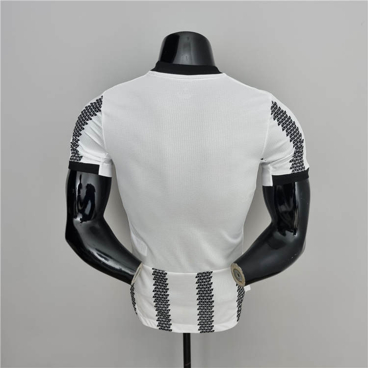 22/23 Juventus Home White & Black Soccer Jersey Football Shirt (Player Version) - Click Image to Close