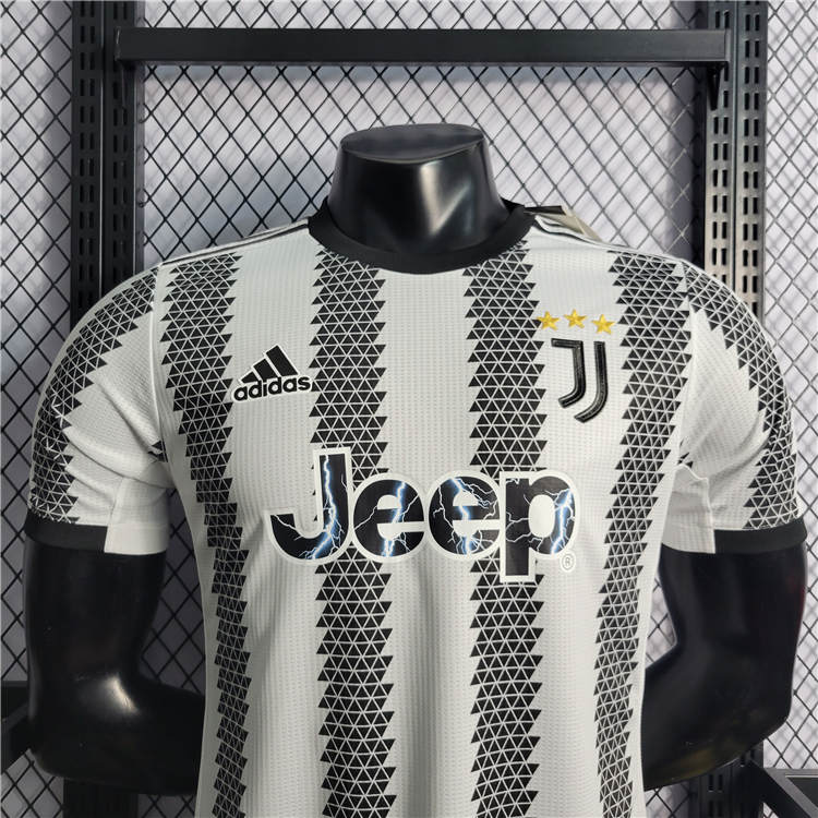 22/23 Juventus Home White Soccer Jersey Football Shirt (Player Version) - Click Image to Close