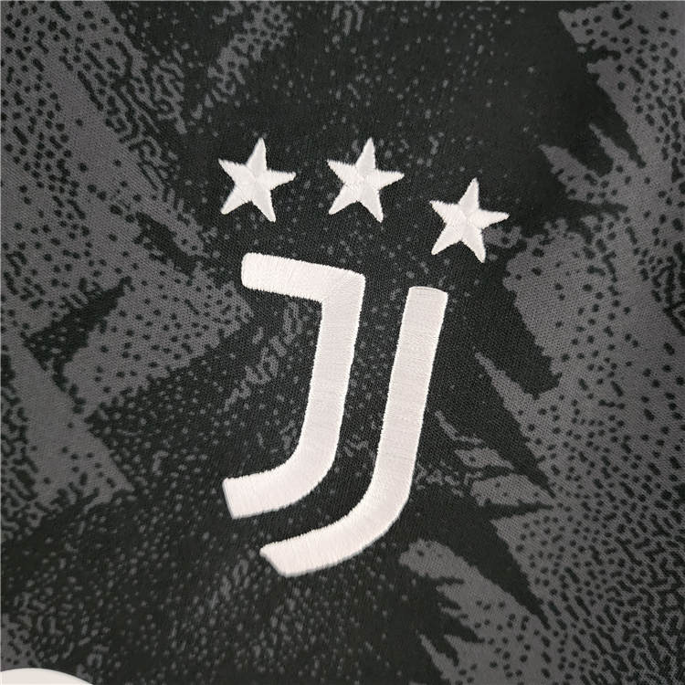 22/23 Juventus Away Black Soccer Jersey Football Shirt - Click Image to Close