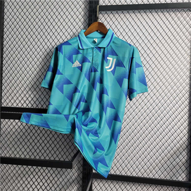 22/23 Juventus Light Blue Polo Shirt - Click Image to Close