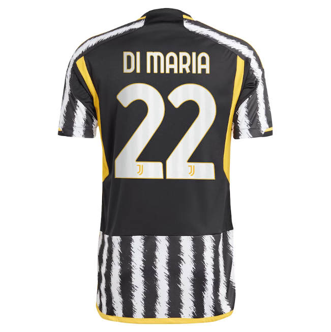 23/24 Juventus Home Soccer Jersey Football Shirt - Di Maria 22 - Click Image to Close