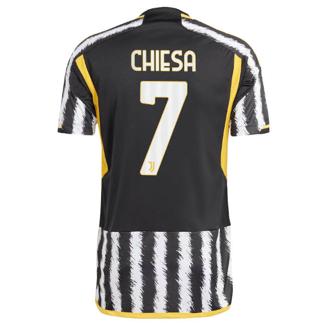 23/24 Juventus Home Soccer Jersey Football Shirt - CHIESA 7 - Click Image to Close