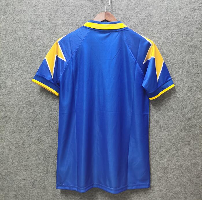 Juventus 95-96 Retro Soccer Jersey Away Blue Football Shirt - Click Image to Close