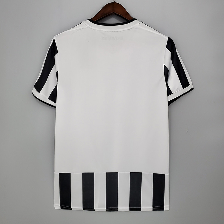 Juventus 21-22 Home White&Black Soccer Jersey Football Shirt - Click Image to Close