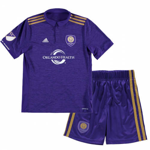 Kids Orlando City SC Home 2017/18 Soccer Jersey (Shirt+Shorts)