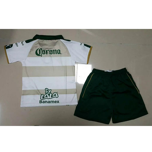 Kids Santos Laguna Third 2017/18 Soccer Kits (Shirt+Shorts) - Click Image to Close