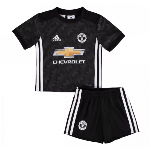 Kids Manchester United Away 2017/18 Soccer Suits (Shirt+Shorts)