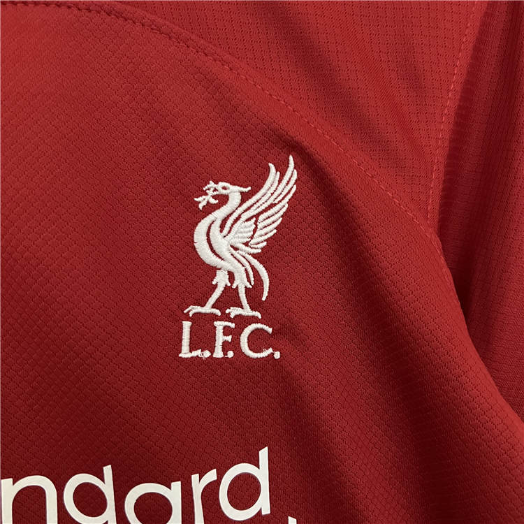 Kids Liverpool 23/24 Home Red Soccer Football Kit (Shirt+Shorts) - Click Image to Close