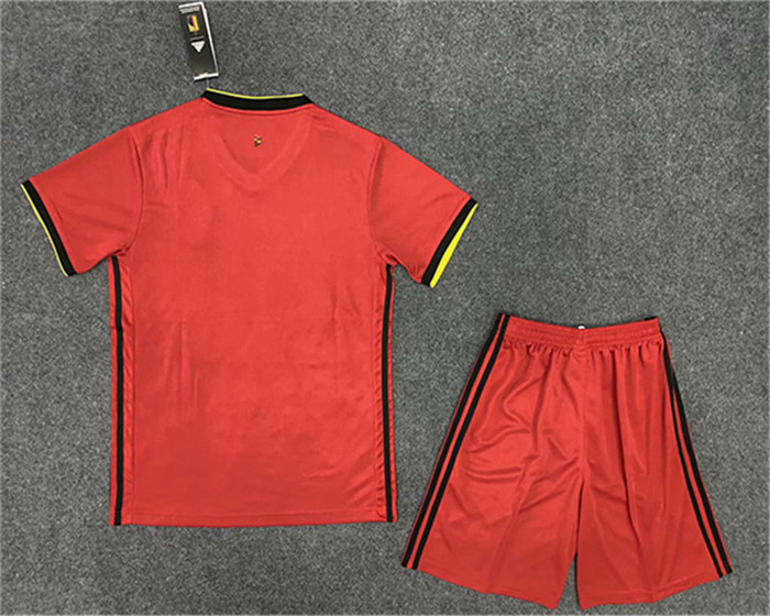 Belgium 20-21 Euro Soccer Shirt Red Kids Kit(Shirt+Shorts) - Click Image to Close
