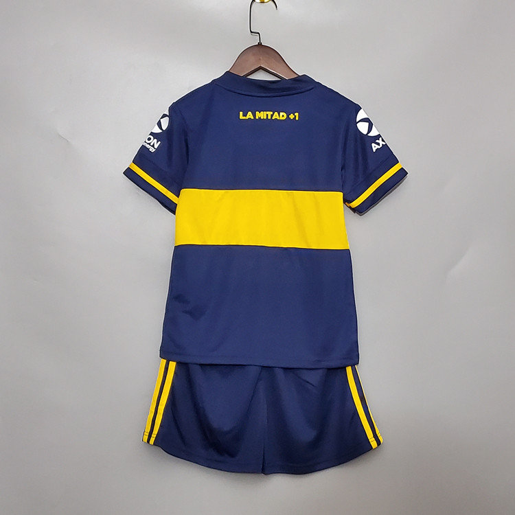 Kids Boca Juniors Home Navy Soccer Kit(Shirt+Shorts) - Click Image to Close