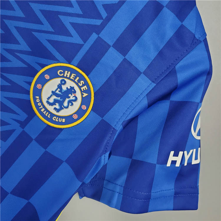 Kids/Youth Chelsea 21-22 Home Blue Soccer Kits (Shirt+Shorts) - Click Image to Close
