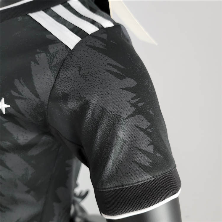 Kids Juventus 22/23 Away Black Football Kit Soccer Kit (Jersey+Shorts) - Click Image to Close