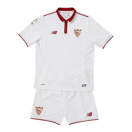 Kids Sevilla Home 2016/17 Soccer Kit(Shirt+Shorts)