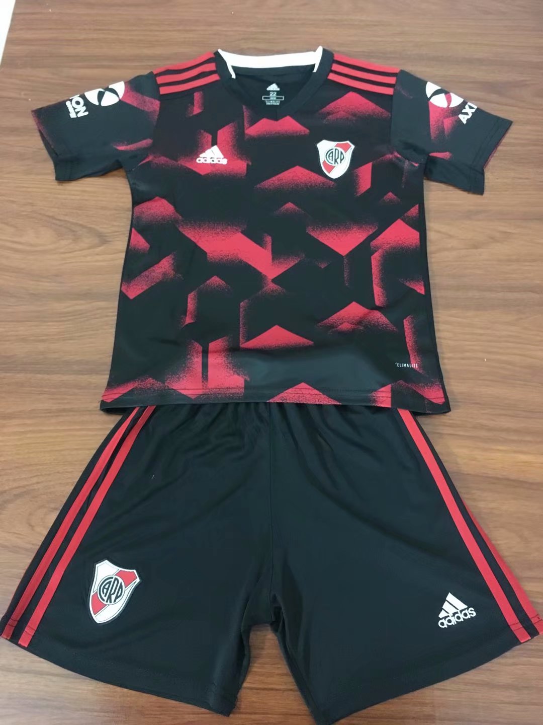 Kids River Plate Home 2019-20 Soccer Kits(Shirt+Shorts) - Click Image to Close