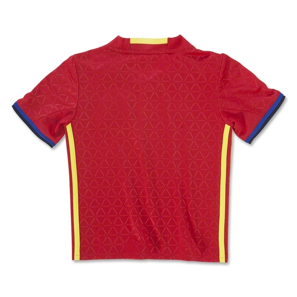 Kids Spain Euro 2016 Home Soccer Kit(Shirt+Shorts) - Click Image to Close