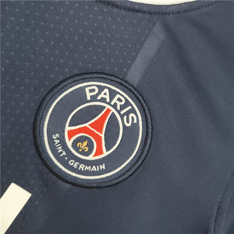 Kids PSG Home Navy 21-22 Soccer Football Kit (Shirt+Shorts) - Click Image to Close