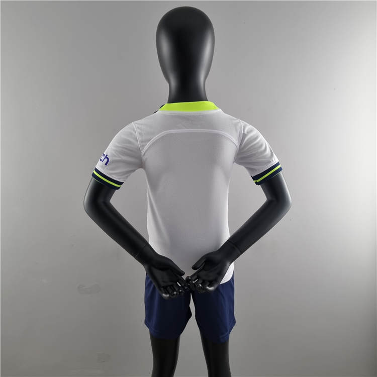Kids/Youth Tottenham Hotspur 22/23 Home White Soccer Kit(Shirt+Shorts) - Click Image to Close