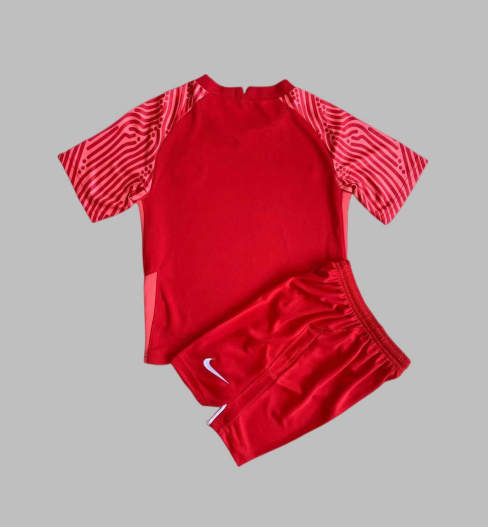 Kids Canada World Cup 2020 Home Red Soccer Kit(Shirt+Shorts) - Click Image to Close