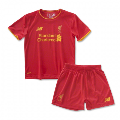 Kids Liverpool HOme 2016/17 Soccer Kit(Shirt+Shorts)