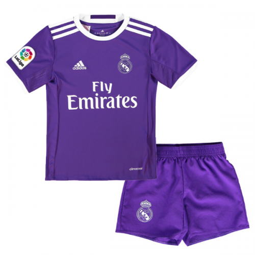 Kids Real Madrid Away 2016/17 Soccer Kits(Shirt+Shorts)