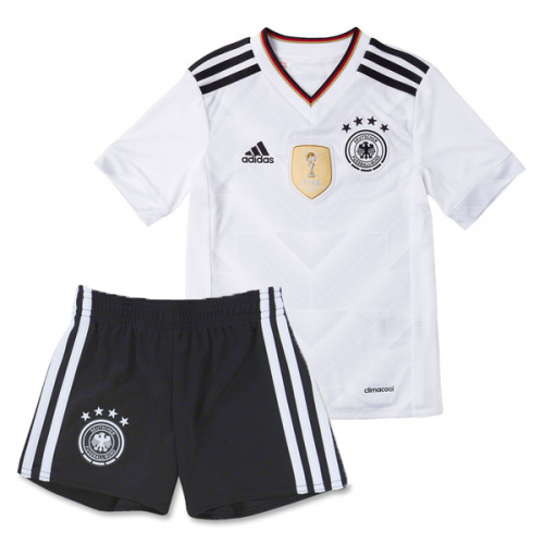 Kids Germany Home 2017 Soccer Kit(Shirt+Shorts)