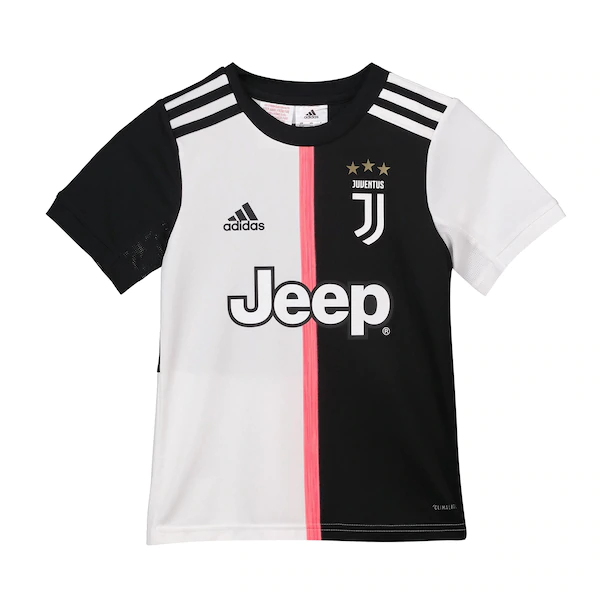 Kids Juventus 2019-20 Home #7 Ronaldo Soccer Kit(Jersey+Shorts) - Click Image to Close