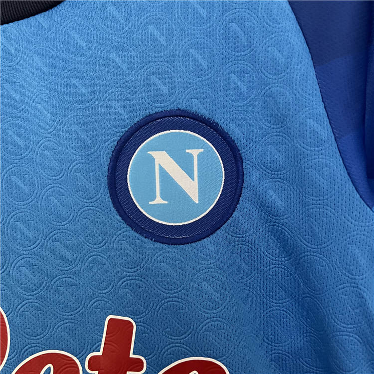 Kids 22/23 Napoli Home Blue Football Kit (Shirt+Shorts) - Click Image to Close