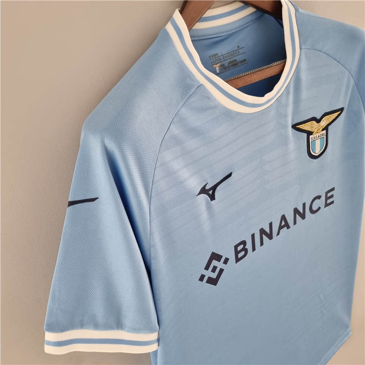 Lazio 22/23 Soccer Jersey Home Blue Football Shirt - Click Image to Close