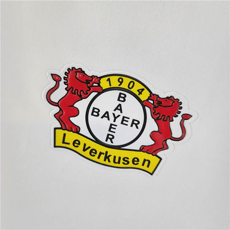 Bayer Leverkusen 22/23 Away White Soccer Jersey Football Shirt - Click Image to Close